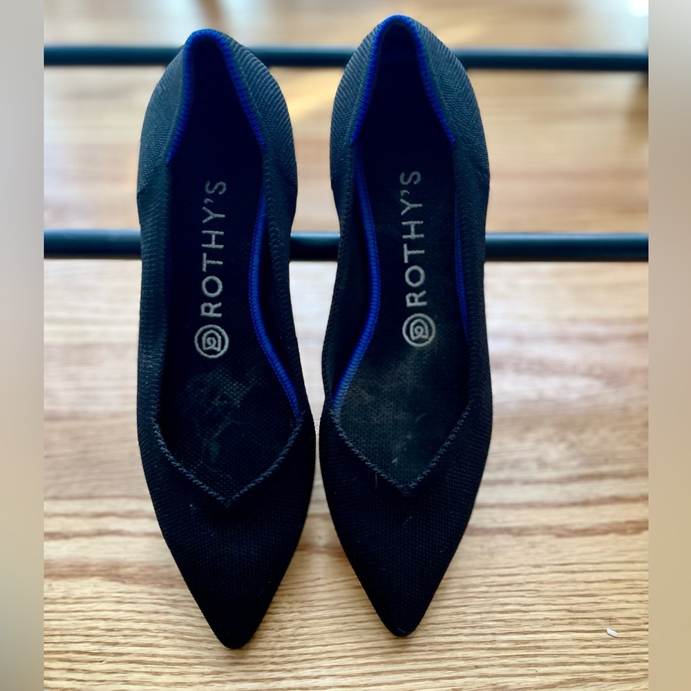 ROTHY’s Ballet Flats, Black, size 8